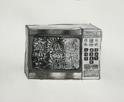 Microwave in ink